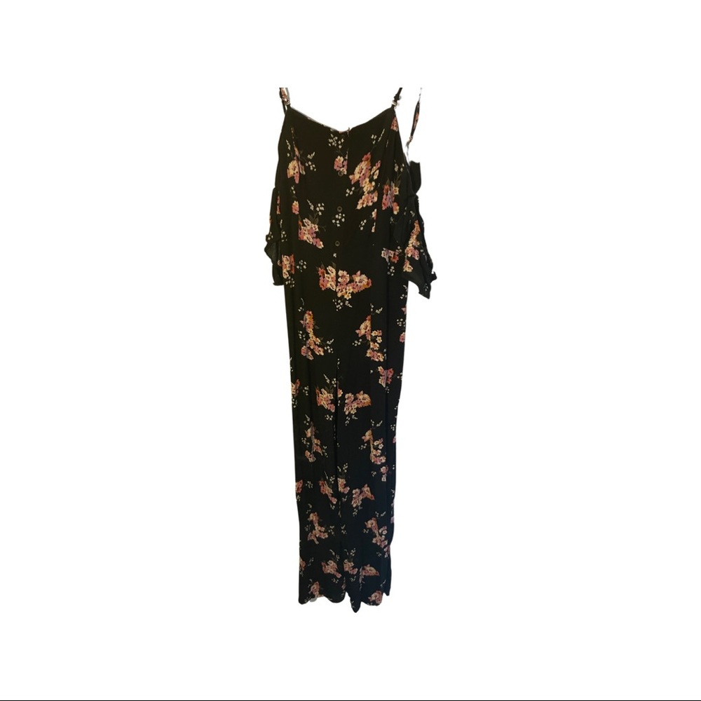 Wild Fable Black Floral jumpsuit